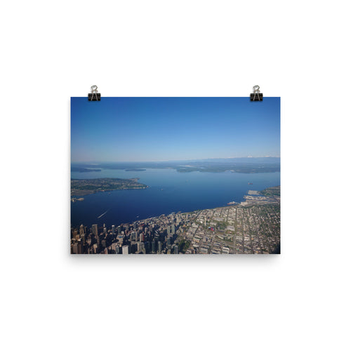 Seattle Aerial 12×16 Print #4